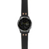 g.d2a.ds15 Main Black StrapsCo DASSARI Pilot Leather Watch Band with Rose Gold Buckle 20mm