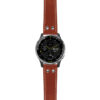g.d2a.ds15 Main Rust StrapsCo DASSARI Pilot Leather Watch Band with Brush Silver Buckle 20mm