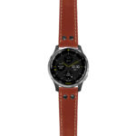 g.d2a.ds15 Main Rust StrapsCo DASSARI Pilot Leather Watch Band with Matte Black Buckle 20mm