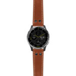 g.d2a.ds15 Main Tan StrapsCo DASSARI Pilot Leather Watch Band with Matte Black Buckle 20mm