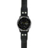 g.d2a.iw1 Main Black StrapsCo DASSARI Aviator Crocodile Embossed Leather Strap 20mm