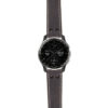 g.dax10.ds14 Main Blue StrapsCo DASSARI Vintage Leather Pilot Watch Band with Matte Black Buckle 20mm