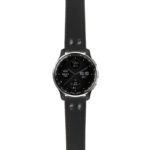 g.dax10.ds15 Main Black StrapsCo DASSARI Pilot Leather Watch Band with Matte Black Buckle 20mm