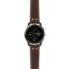 g.dax10.ds15 Main Brown StrapsCo DASSARI Pilot Leather Watch Band with Rose Gold Buckle 20mm