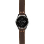 g.dax10.ds15 Main Brown StrapsCo DASSARI Pilot Leather Watch Band with Rose Gold Buckle 20mm