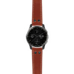 g.dax10.ds15 Main Rust StrapsCo DASSARI Pilot Leather Watch Band with Matte Black Buckle 20mm