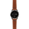 g.dax10.ds15 Main Tan StrapsCo DASSARI Pilot Leather Watch Band with Matte Black Buckle 20mm