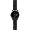 g.dax10.ds16 Main Black StrapsCo DASSARI Croc Embossed Leather Pilot Watch Band with Matte Black Buckle 20mm