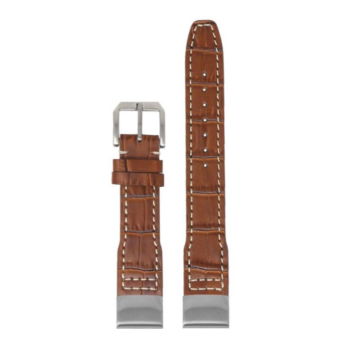 iw12 Up Tan StrapsCo DASSARI Alligator Pilot Strap For 20mm