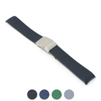 r.lon Gallery Fitted Rubber Watch Band Strap for Longines Hydroconquest