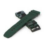r.sk8.11 Cross Green StrapsCo Wave Camo Rubber Watch Band Strap 22mm Seiko Diver
