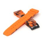 r.sk8.12 Cross Orange StrapsCo Wave Camo Rubber Watch Band Strap 22mm Seiko Diver