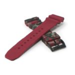 r.sk8.6 Cross Red StrapsCo Wave Camo Rubber Watch Band Strap 22mm Seiko Diver