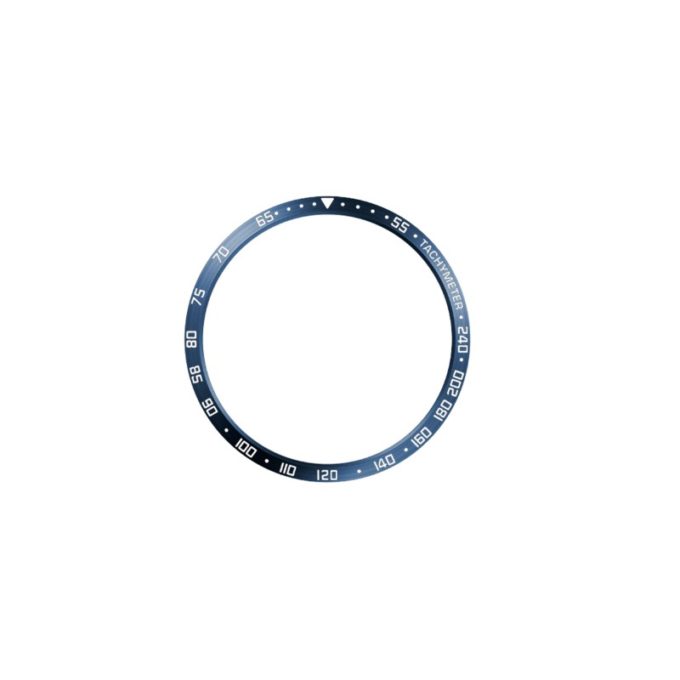s.pc15.5 Blue & Silver Numbers StrapsCo Bezel for Samsung Galaxy Watch 6 40mm 43mm 44mm 47mm