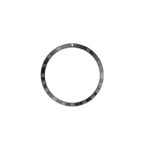 s.pc15.mb Black & Silver Numbers StrapsCo Bezel for Samsung Galaxy Watch 6 40mm 43mm 44mm 47mm