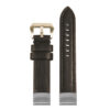 st23 Up Black StrapsCo Heavy Duty Mens Leather Watch Band Strap