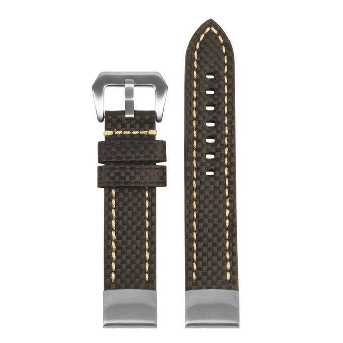 st25 Main Black & White StrapsCo Heavy Duty Carbon Fiber Watch Strap