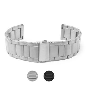 ti1.ss Silver Gallery StrapsCo Titanium Bracelet Watch Band Strap Quick Release