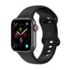 a.r20.1 Black Main StrapsCo Active Band For Apple Watch 38mm 40mm 41mm 42mm 44mm 45mm 49mm