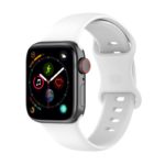 a.r20.22 White Main StrapsCo Active Band For Apple Watch 38mm 40mm 41mm 42mm 44mm 45mm 49mm