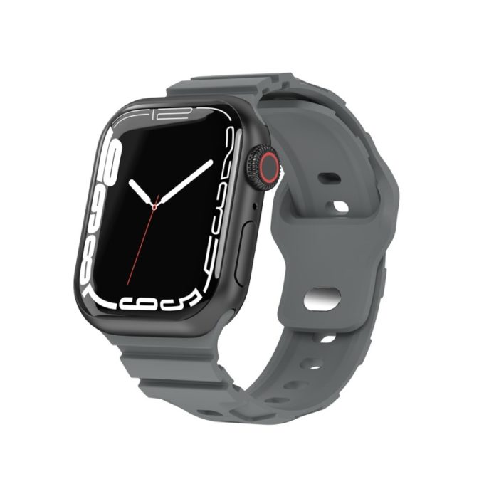 a.r22.7 Grey StrapsCo Intrepid Band For Apple Watch 38mm 40mm 41mm 42mm 44mm 45mm 49mm