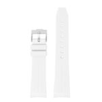 bs1.22 Up White StrapsCo Fitted Smooth Rubber Watch Band Strap For Blancpain x Swatch Fifty Fathoms