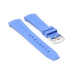 bs1.5b Angle Blue StrapsCo Fitted Smooth Rubber Watch Band Strap For Blancpain x Swatch Fifty Fathoms