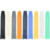 bs2 All Color StrapsCo Fitted Textured Rubber Watch Band Strap For Blancpain x Swatch Fifty Fathoms