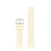 bs2.17 Up Beige StrapsCo Fitted Textured Rubber Watch Band Strap For Blancpain x Swatch Fifty Fathoms