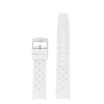 bs2.22 Up White StrapsCo Fitted Textured Rubber Watch Band Strap For Blancpain x Swatch Fifty Fathoms