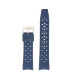 bs2.5 Up Navy StrapsCo Fitted Textured Rubber Watch Band Strap For Blancpain x Swatch Fifty Fathoms