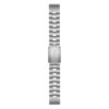 g.m14.ss Upright Silver StrapsCo Vented Titanium Bracelet for Garmin Quickfit 22 Quickfit26