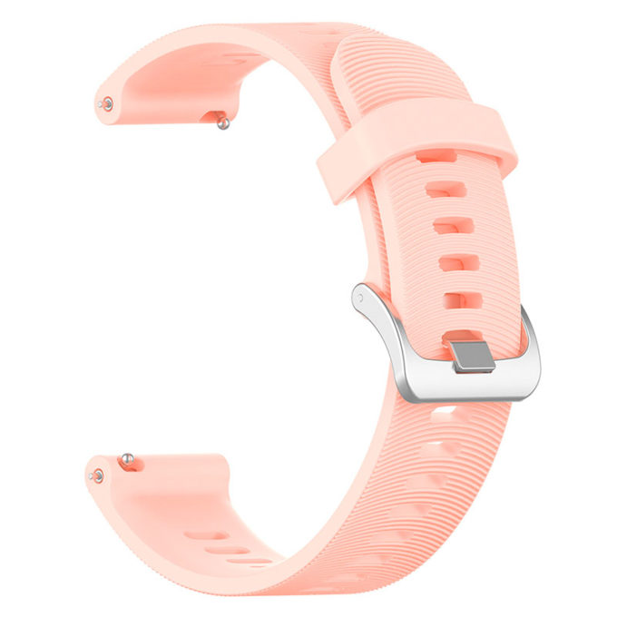g.r50.13 Back Pink StrapsCo Silicone Rubber Watch Band Strap for Garmin Forerunner 245