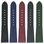 st31 All Colors DASSARI Saffiano Leather Watch Band Strap 8mm 10mm 12mm 14mm 16mm 18mm 19mm 20mm 21mm 22mm 23mm 24mm