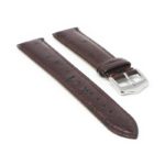 st35.2 Angle Brown StrapsCo Ostrich Embossed Leather Watch Band Strap 18mm 20mm 22mm