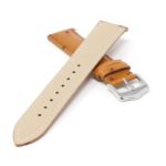 st35.3 Cross Tan StrapsCo Ostrich Embossed Leather Watch Band Strap 18mm 20mm 22mm