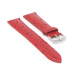 st35.6 Angle Red StrapsCo Ostrich Embossed Leather Watch Band Strap 18mm 20mm 22mm