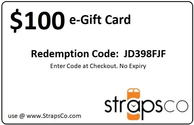 100 Dollar StrapsCo Gift Card