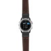 g.d2bv.ds14 Main Brown StrapsCo DASSARI Vintage Leather Pilot Watch Band with Matte Black Buckle 22mm