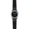 g.d2bv.ds15 Main Black with Red Stictching StrapsCo DASSARI Pilot Leather Watch Band with Matte Black Buckle 22mm