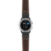 g.d2bv.ds15 Main Brown StrapsCo DASSARI Pilot Leather Watch Band with Matte Black Buckle 22mm