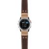 g.d2bv.ds15 Main Brown StrapsCo DASSARI Pilot Leather Watch Band with Rose Gold Buckle 22mm