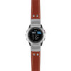 g.d2bv.ds15 Main Rust StrapsCo DASSARI Pilot Leather Watch Band with Brush Silver Buckle 22mm