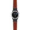 g.d2bv.ds15 Main Rust StrapsCo DASSARI Pilot Leather Watch Band with Matte Black Buckle 22mm