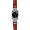 g.d2bv.iw1 Main Brown StrapsCo DASSARI Aviator Crocodile Embossed Leather Strap 22mm