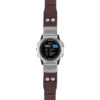 g.d2bv.iw1 Main Dark Brown StrapsCo DASSARI Aviator Crocodile Embossed Leather Strap 22mm