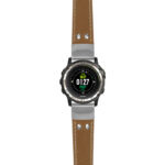 g.d2ch.ds14 Main Khaki StrapsCo DASSARI Vintage Leather Pilot Watch Band with Brush Silver Buckle 22mm