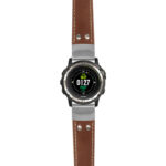 g.d2ch.ds14 Main Tan StrapsCo DASSARI Vintage Leather Pilot Watch Band with Brush Silver Buckle 22mm