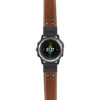 g.d2ch.ds14 Main Tan StrapsCo DASSARI Vintage Leather Pilot Watch Band with Matte Black Buckle 22mm