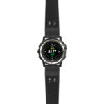 g.d2ch.ds15 Main Black StrapsCo DASSARI Pilot Leather Watch Band with Matte Black Buckle 22mm
